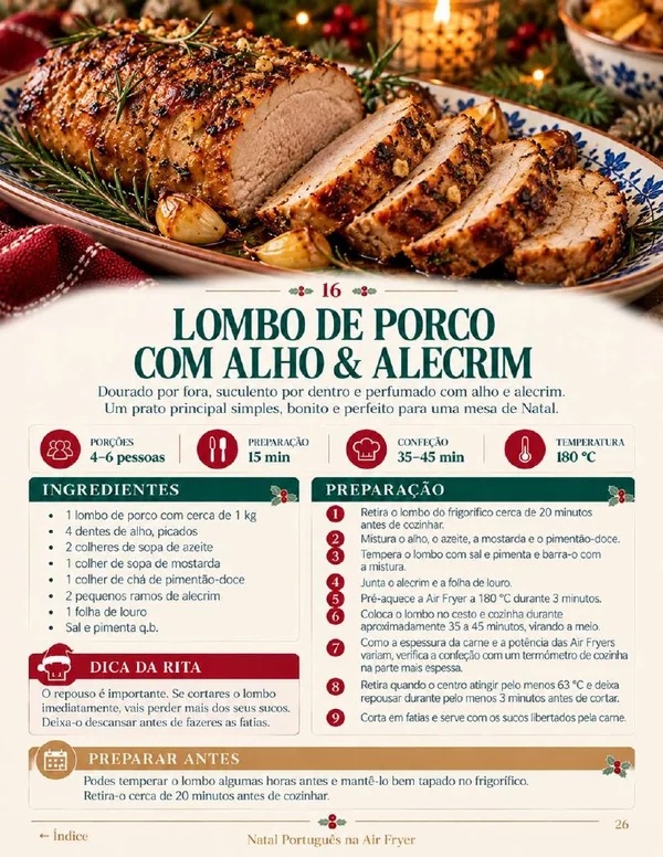 Página real do eBook Natal Português na Air Fryer — página 8